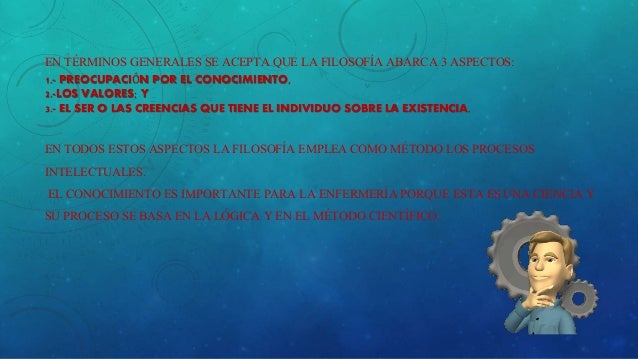 1. la filosofía en enfermería