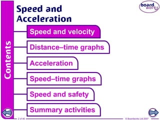 Speed and acceleration | PPT