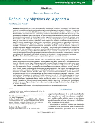 Definición y objetivos de la geriatría - rr102b.pdf http://www.medigraphic.com/pdfs/residente/rr-2010/rr102b.pdf
1 de 6 3/4/2013 5:28 PM
 