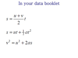 In your data booklet
 