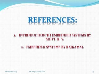 8 November 2015 RTOS Synchronization 24
 