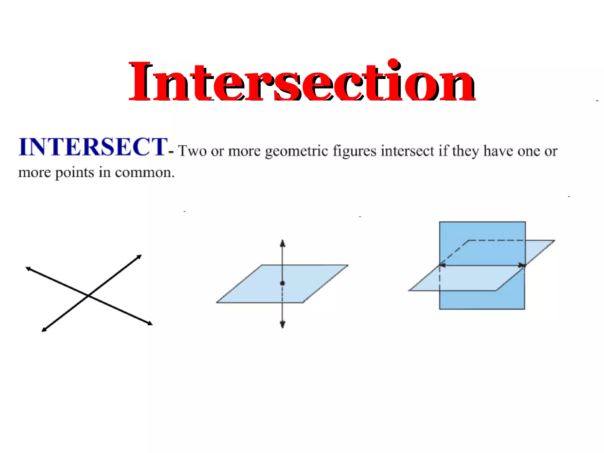 IntersectionIntersection
 