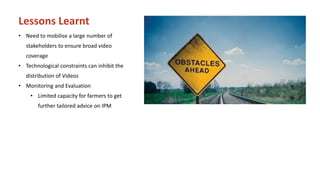 Farmer to Farmer video extension for cassava pest management in the SE Asia region