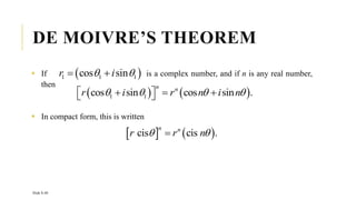Complex Theorem 1. introduction to complex numbers | PDF