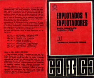 Explotados y explotadores (34 páginas). AÑO: 1971. Publicado el 6 de julio de 2009