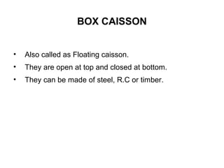 Floating Box Caisson 1.6 caisson | PPT