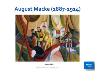 August Macke (1887-1914)
ADITECSOCIAL www.aditecsocial.es 45
El circo, 1913
 