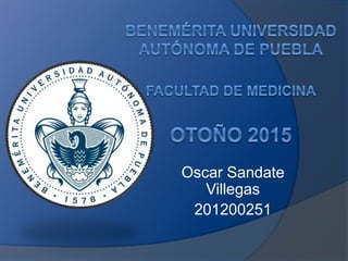 Oscar Sandate
Villegas
201200251
 
