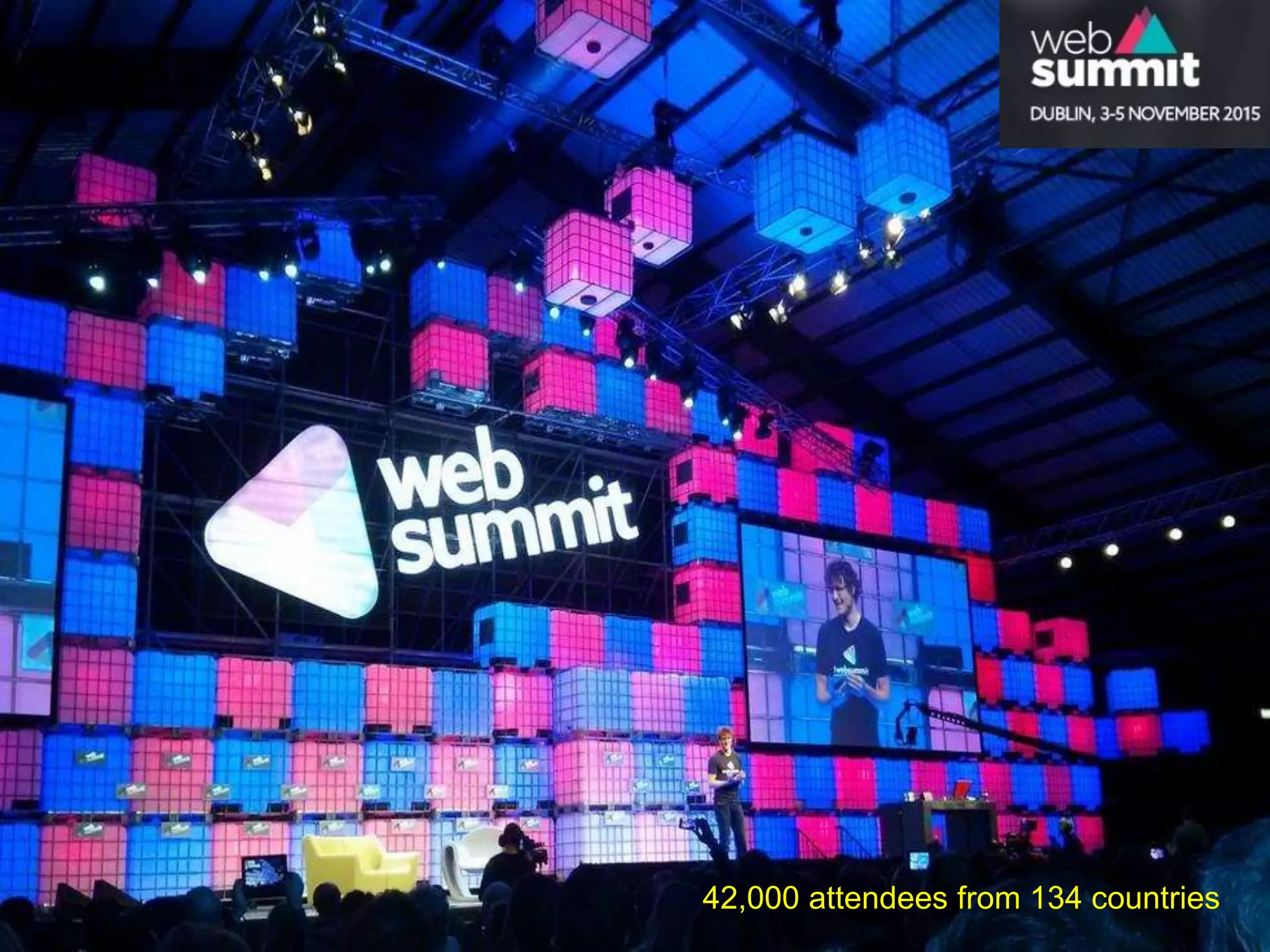 42,000 attendees from 134 countries
 