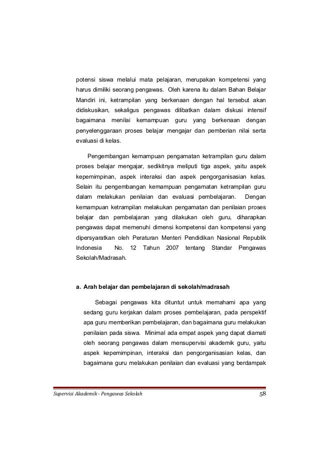1. ps supervisi akademik untuk rekan pengawas