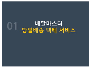 배달마스터
당일배송 택배 서비스
 