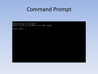 Command Prompt
 