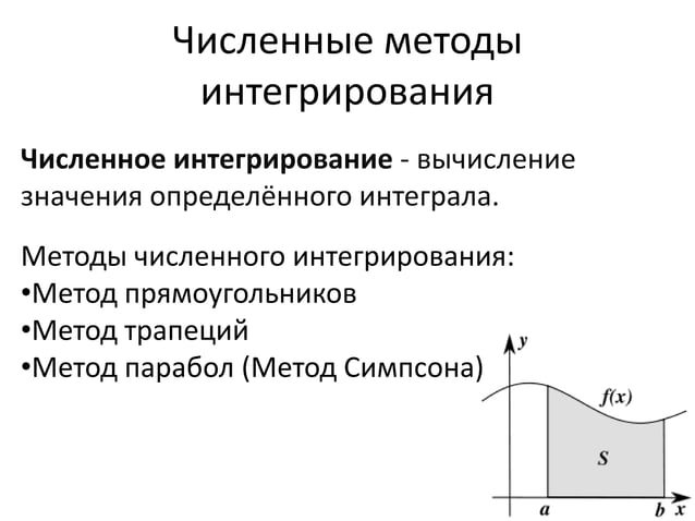 Численные методы интегрирования метод трапеций. Численное интегрирование функций. Алгоритм вычисления интеграла. Вычисление определенного интеграла функции методом трапеции. Численное решение интегралов.