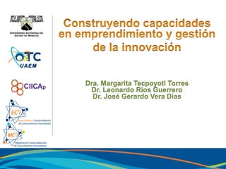 Dra. Margarita Tecpoyotl Torres
Dr. Leonardo Ríos Guerrero
Dr. José Gerardo Vera Dias
 