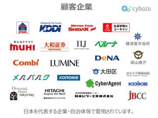 顧客企業
岡山県庁
横須賀市役所
日本を代表する企業・自治体等で愛用されています。
 