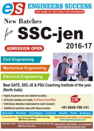 SSC/JE GATE COACHING IN allahabad Engineers Success