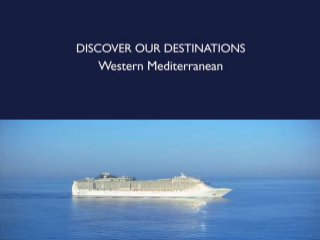 Western Mediterranean Cruises | MSC Cruises