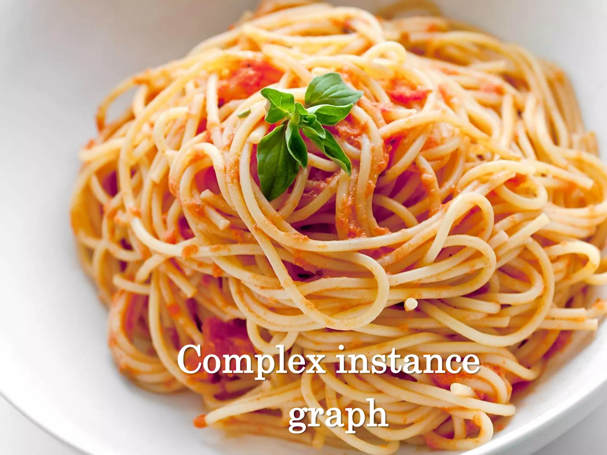 Complex instance
graph