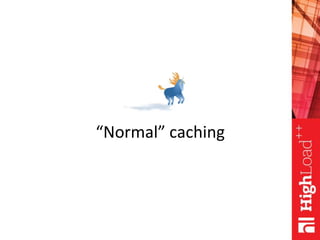 “Normal” caching
 