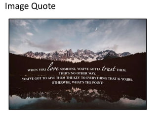 Image Quote
 