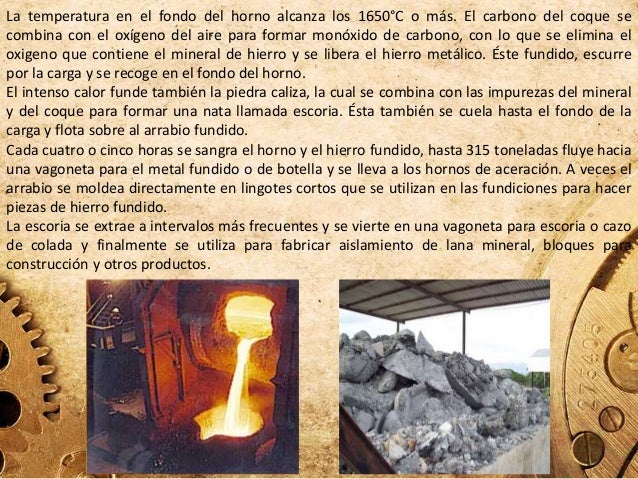 Proceso Tecnológico Del Hierro De Primera Fusión www.slideshare.net