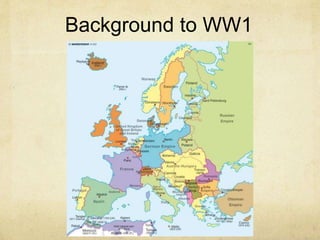 Background to WW1
 