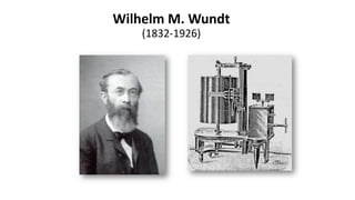 Wilhelm M. Wundt
(1832-1926)
 