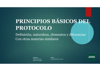 Profesor
Dolores del Mar
Sánchez González.
Fecha
14 de septiembre de 2015
Definición, naturaleza, elementos y diferencias
Con otras materias similares
 