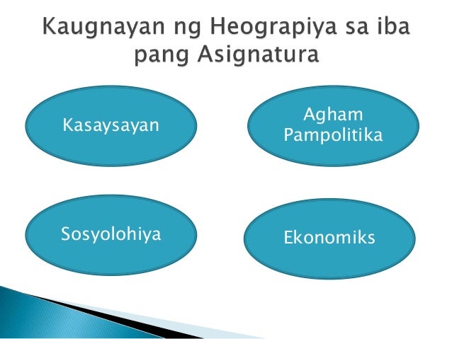 1. heograpiya ng daigdig