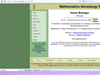 Introduction to Academic Genealogy