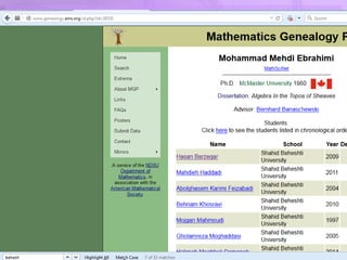 Introduction to Academic Genealogy