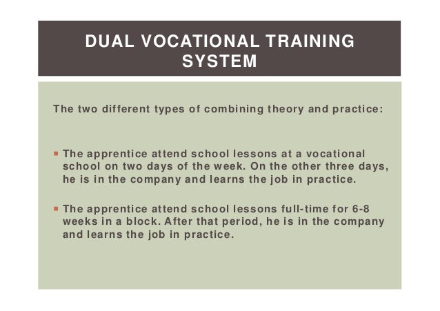 types of vocational schools