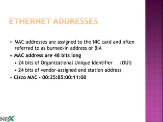 CCNA Data Center Ethernet Communication Standards | PPTX
