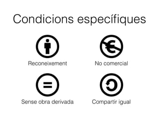 Però…
• Només en cursos tancats.
• No es pot fer en escoles o instituts.
• Les universitats han de pagar a les entitats de
gestió.
 