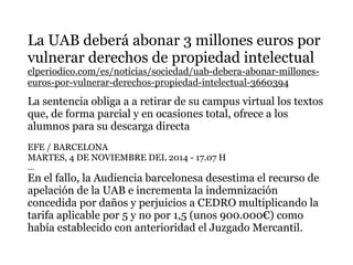 Sancions a les universitats
 