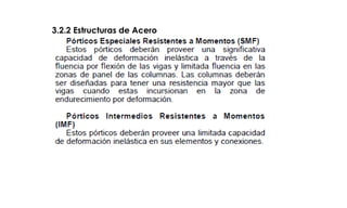 3.2.2 Estructuras de Acero
 