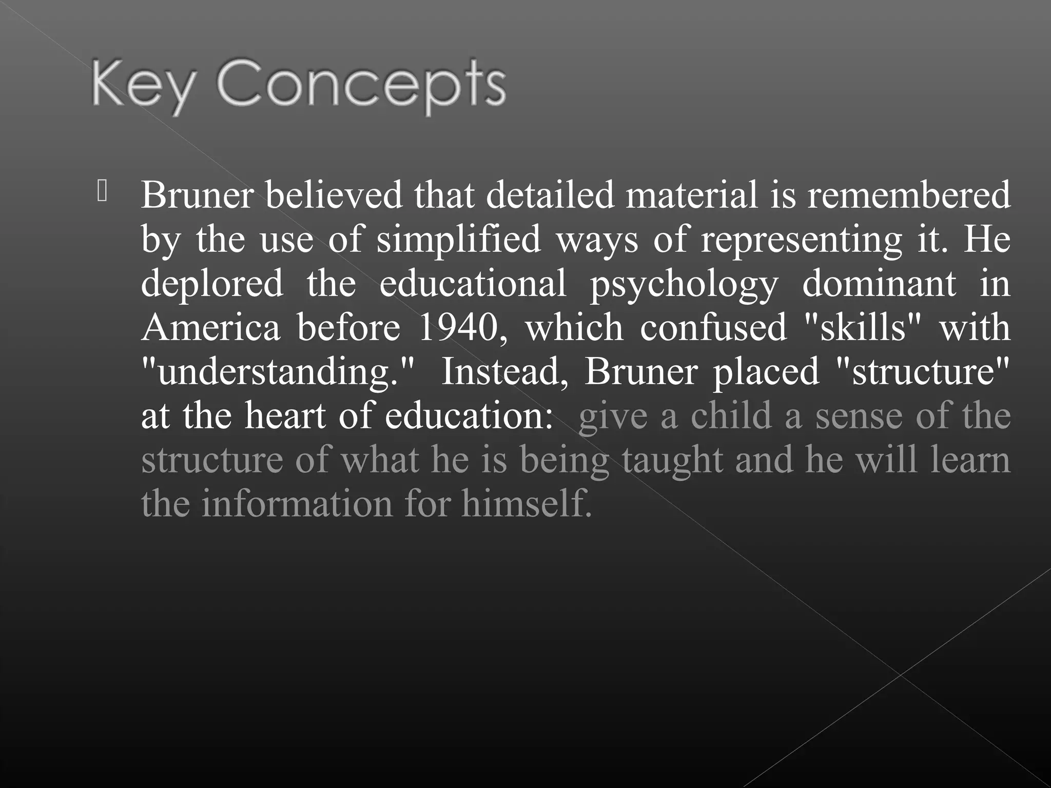 1.14 jerome brunertheory of learning | PPT