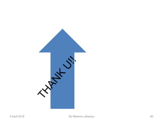 4 April 2016 By Marema Jebessa 80
 