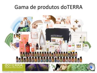 Gama de produtos doTERRA
 