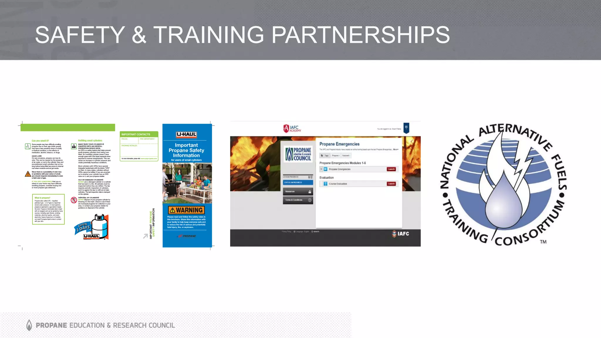 SAFETY & TRAINING PARTNERSHIPS
 