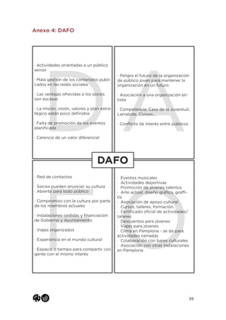 39
Anexo 4: DAFO
 
