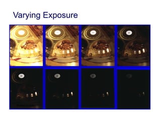 Computational Photography 112
Varying Exposure
Richard Szeliski
 
