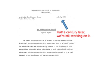 Half a century later,
we're still working on it.
 