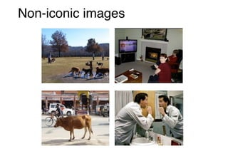 Non-iconic images
 