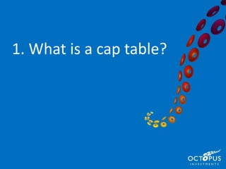 1. What is a cap table?
 