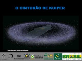 O CINTURÃO DE KUIPER
Fonte: http://www.google.com.br/imagens
 