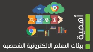 ‫بيئات‬‫االلكترونية‬ ‫التعلم‬‫الش‬‫خصية‬
‫أهمية‬
 