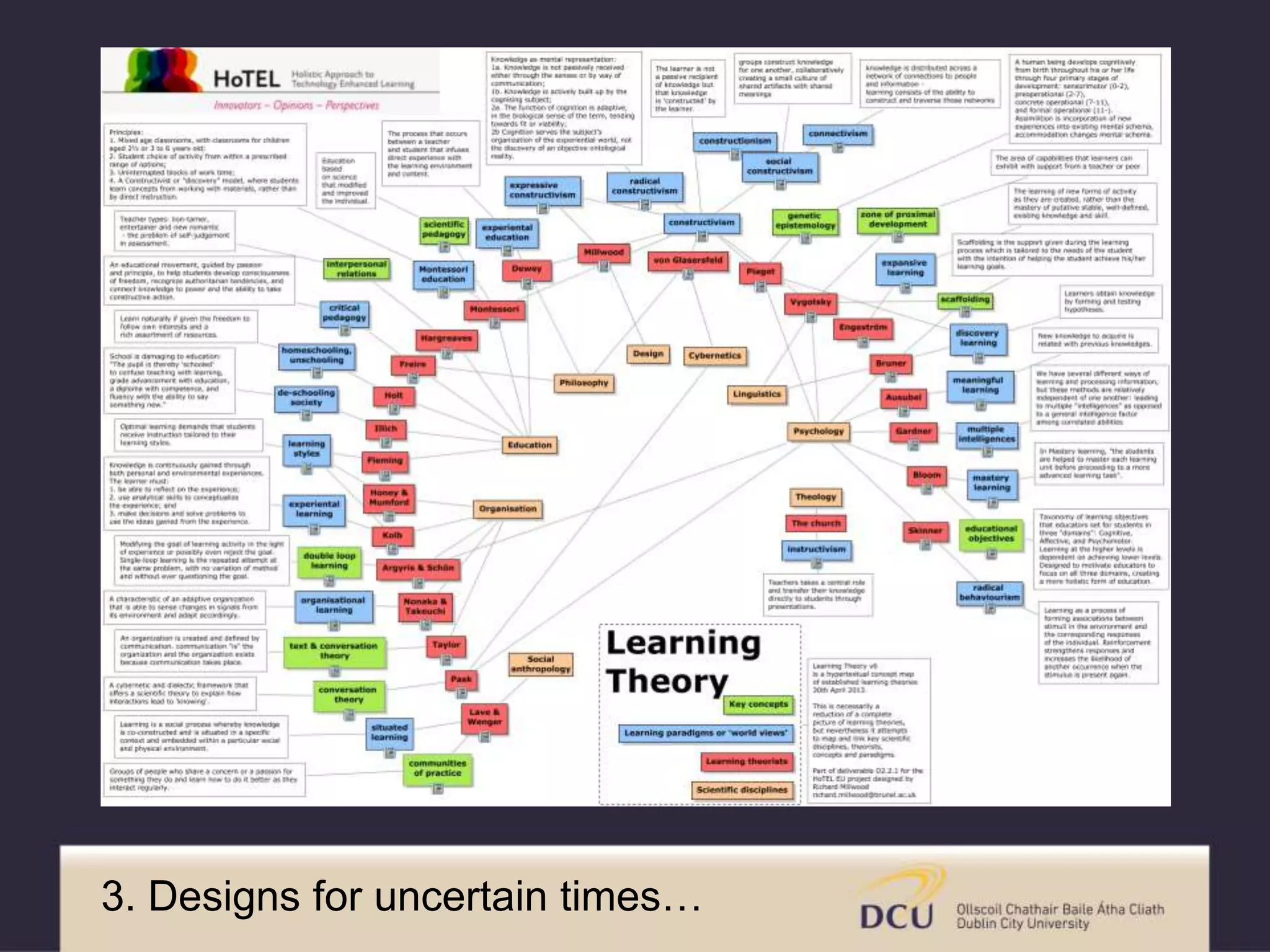 3. Designs for uncertain times…
 