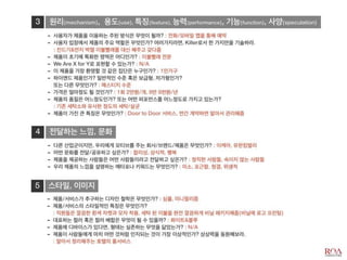비즈니스 아이디어 창출과 제품 컨셉 개발_디자인씽킹 Tool Kit