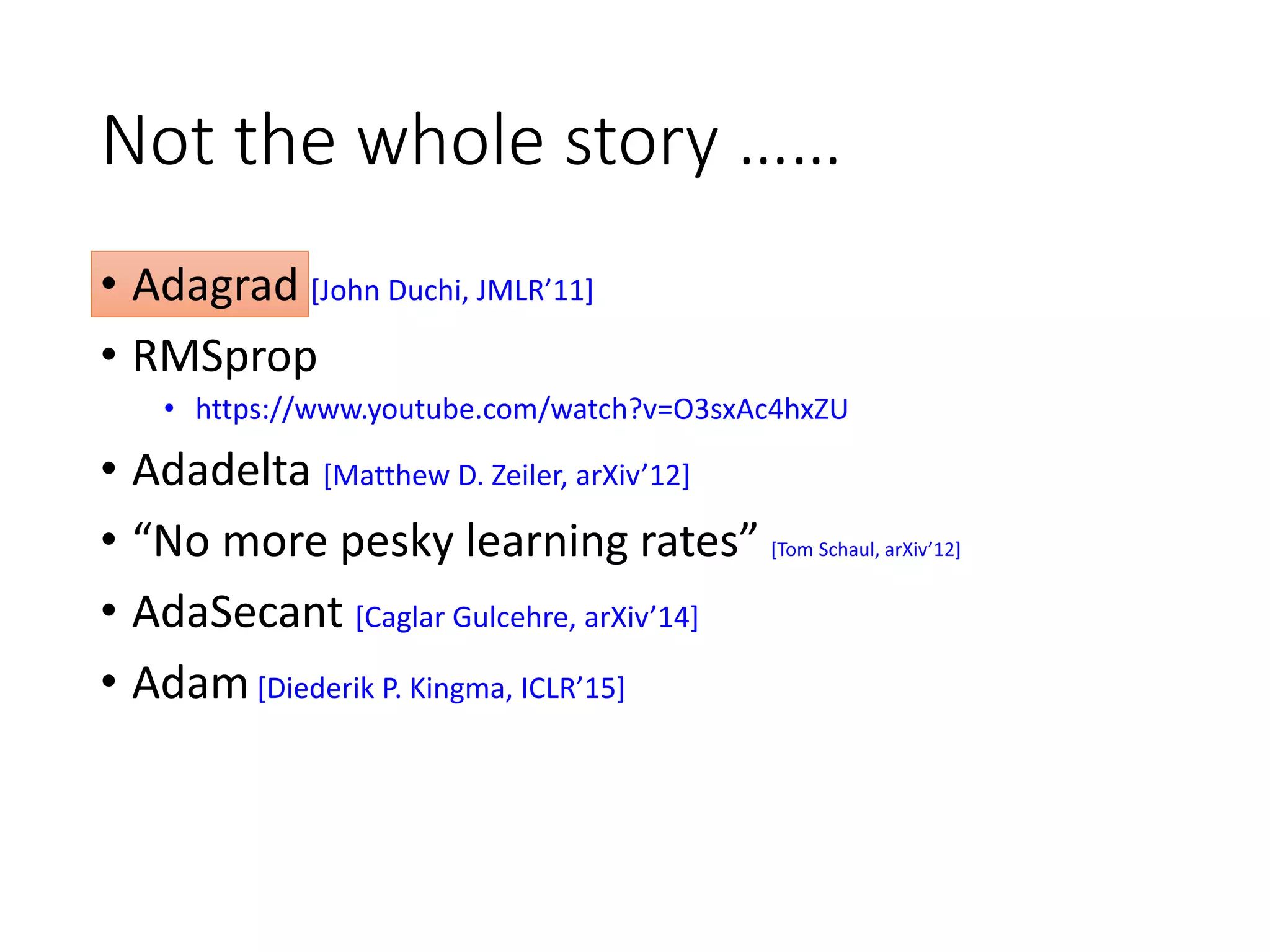 Why Overfitting?
• For experiments, we added some noises to the
testing data
 